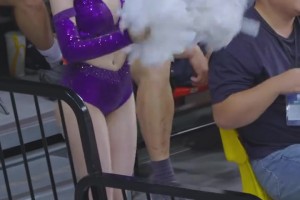 近距离看台妹！场边应援的台湾省啦啦队小姐姐！